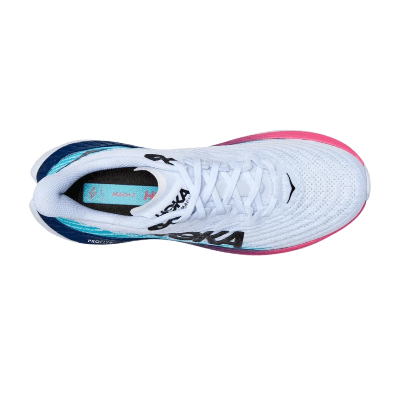 Zapatillas Hoka One One Mach 5 Blanco Azul AW 22 Mujer 7 Zapatillas Hoka One One Mach 5 Blanco Azul AW 22 Mujer - Image 5