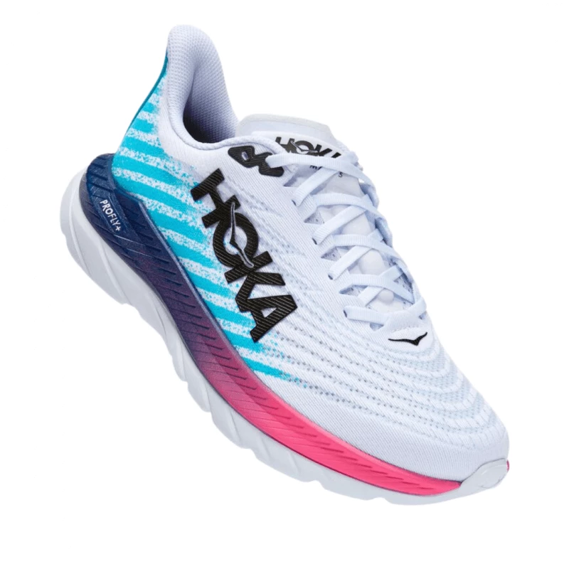 Zapatillas Hoka One One Mach 5 Blanco Azul AW 22 Mujer 3 Zapatillas Hoka One One Mach 5 Blanco Azul AW 22 Mujer