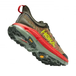 Zapatillas Hoka One One Mafate Speed 4 Verde Rojo AW22 -365rider Ventas zapatillas hoka one one mafate speed 4 verde rojo aw22 1