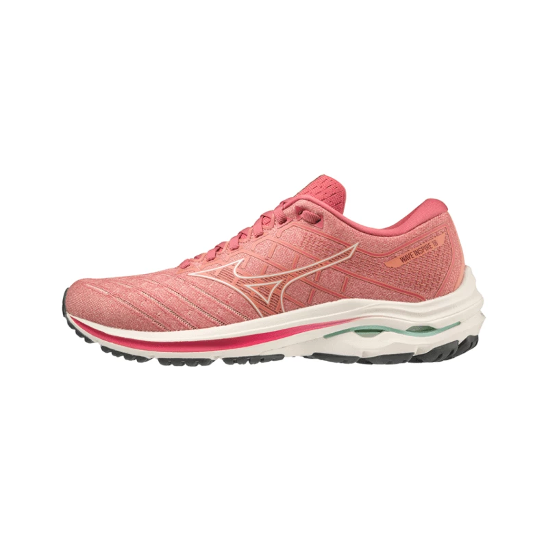 Zapatillas Mizuno Wave Inspire 18 Rosa Negro Mujer SS22 5 Zapatillas Mizuno Wave Inspire 18 Rosa Negro Mujer SS22 - Image 3