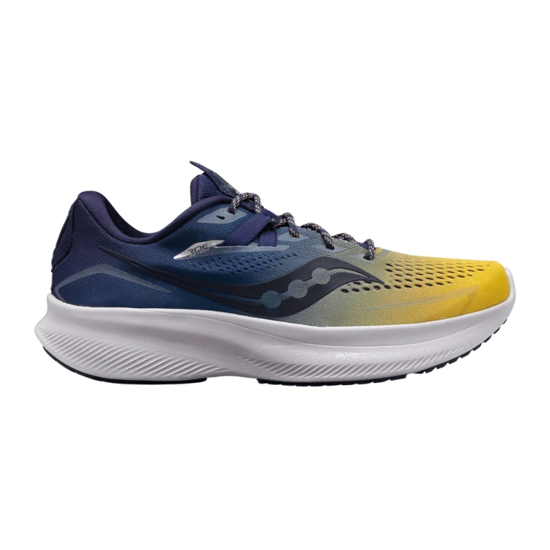 Zapatillas Saucony Ride 15 Azul Amarillo AW22 Mujer 3 Zapatillas Saucony Ride 15 Azul Amarillo AW22 Mujer